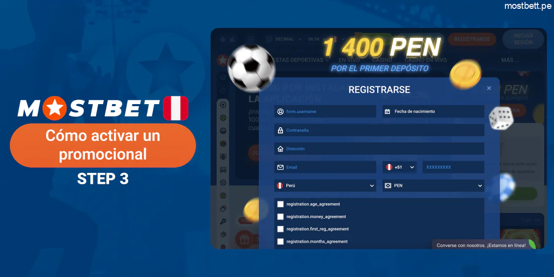 Elige método de registro