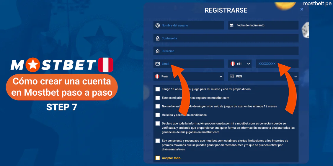 Añadir correo y teléfono