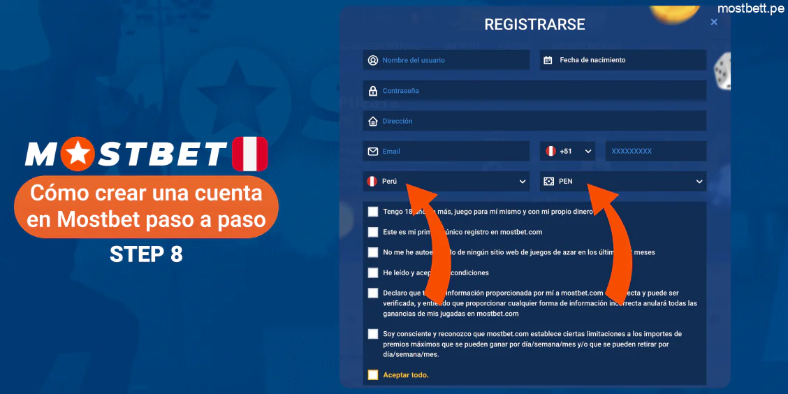 Verificar país y moneda