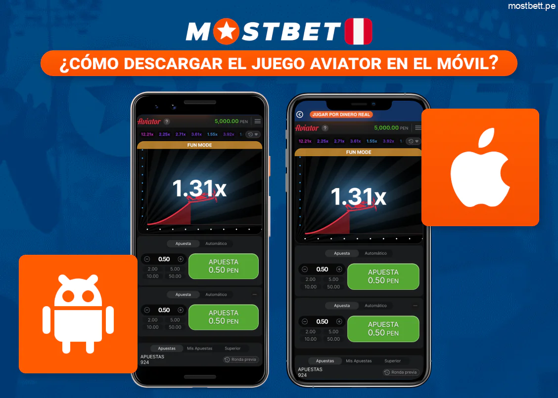 Descargar Aviator Mostbet en móvil