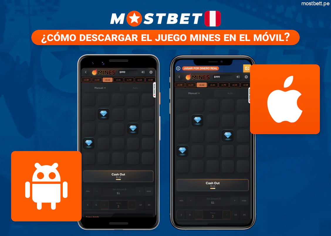 Descarga Mines Mostbet en móvil