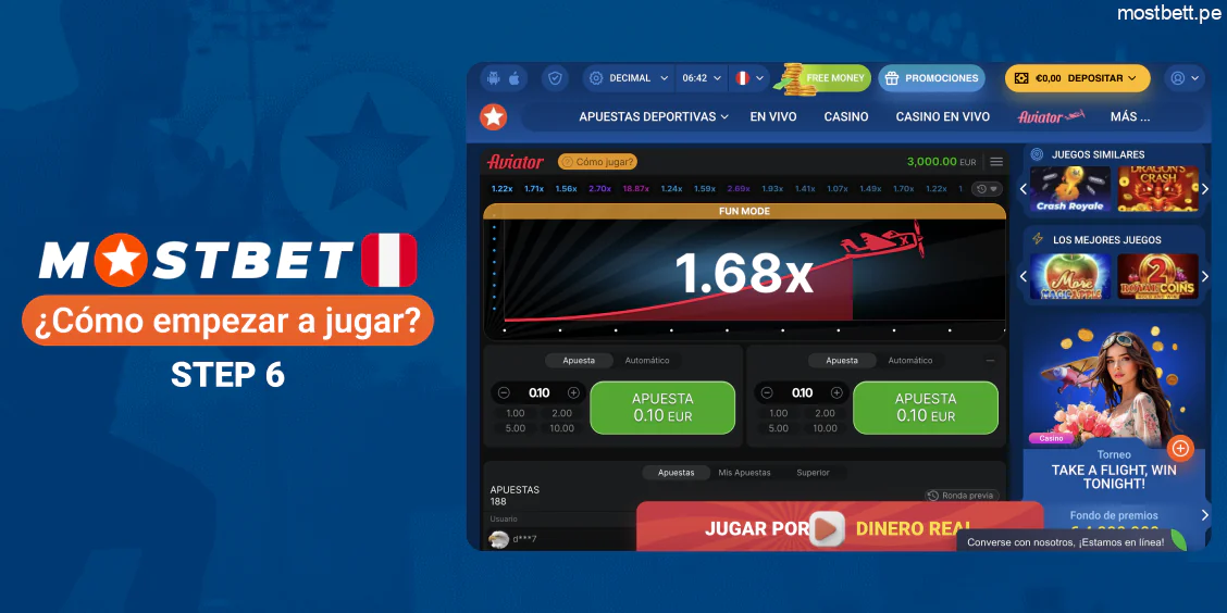 Mostbet esperar a que cargue el juego