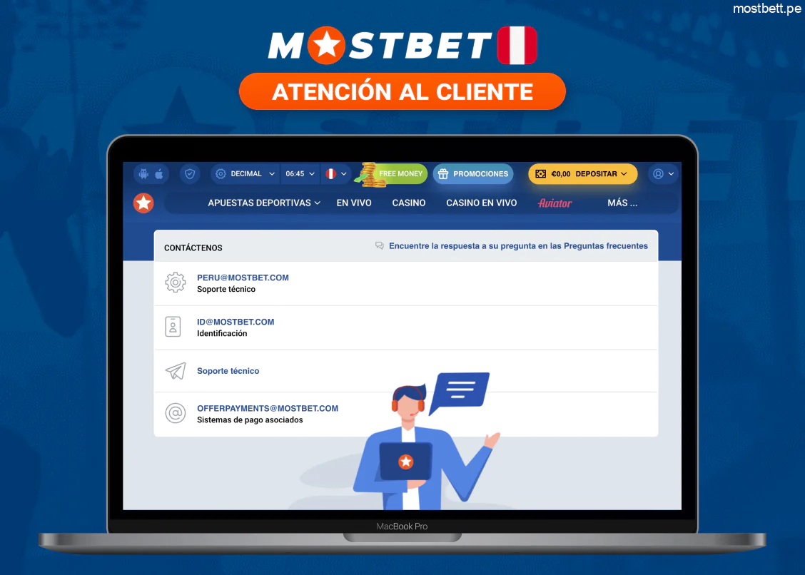 Soporte 24/7 en Mostbet